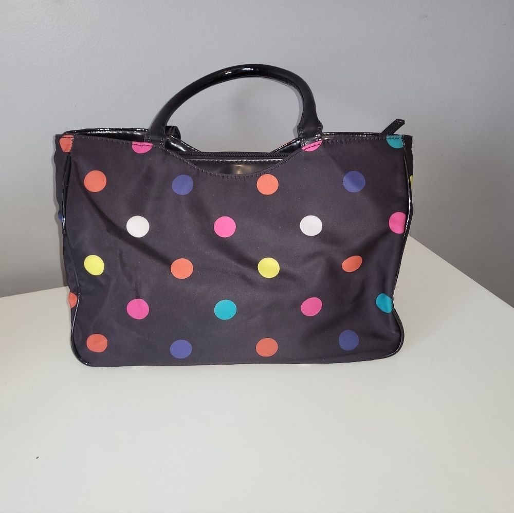 Lulu by Lulu Guiness Polka Dot Handbag, VGUC - Picture 3 of 9